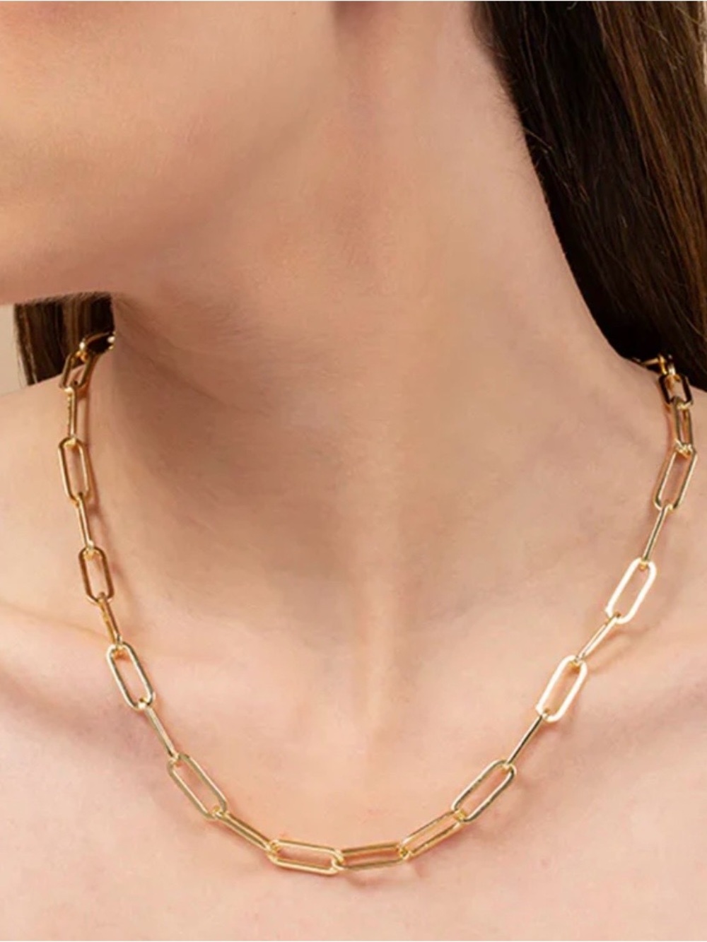 NEW Uncommon James Unisex Gold Linked Up Necklace